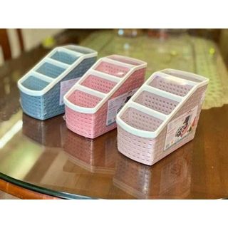 Khay Nhựa Tiện Ich 4 Ngăn Việt Nhật Để Bàn Đựng Bút Vật Dụng Đa Năng Cao Cấp VN5696 A5431