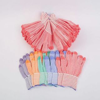 Chiếc Bao Tay Bảo Hộ Lao Động ,Găng tay đan sọc nhiều màu, găng tay làm việc, găng tay len A5012