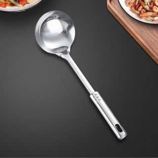 Muỗng và Xẻng thép Cỡ lớn không gỉ chiên xào nấu nướng nhà bếp A5121