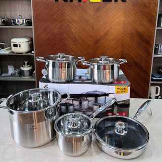 Tuyển đại lý, nhà phân phối, khách sỉ, khách buôn bộ nồi 5 món kailer, bộ nồi 3 món kailer - giá bán sỉ kailer, giá bán buôn kailer