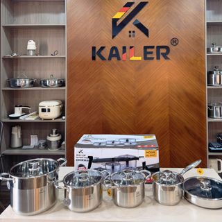 Tuyển đại lý, nhà phân phối, khách sỉ, khách buôn bộ nồi 5 món kailer, bộ nồi 3 món kailer - giá bán sỉ kailer, giá bán buôn kailer