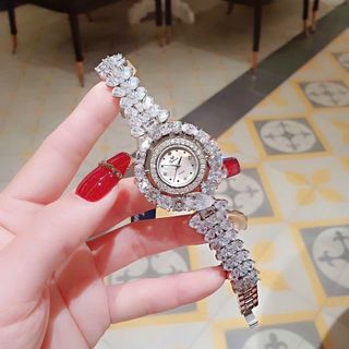 ĐỒNG HỒ NỮ CHÍNH HÃNG FUNMEI F2073 DÂY BẠC KIM CƯƠNG TRẮNG FULLBOX