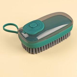 Bàn chải giày bàn chải quần áo tự động phân phối chất lỏng, bàn chải lông mềm có bình đựng xà phòng A5142