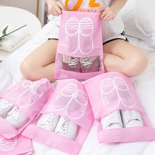 Túi Vải Đựng Giày Dép Du Lịch Dã Ngoại Dây Rút Chống Bụi A4732