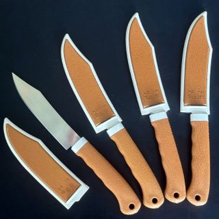 Dao gọt hoa quả màu vàng dày có vỏ dày, dao gọt hoa quả, dụng cụ nhà bếp A4831