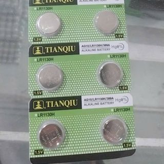 COMBO 1hộp 20vỉ=200viên Pin Tianqiu AG10 LR1130 Alkaline 1.5v