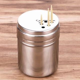 Lọ rắc gia vị nướng hạt tiêu rắc bột ớt hạt mè bằng thép không gỉ, hũ đựng muối gia vị đựng tăm L1011