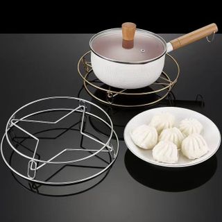 Giá để nồi hình sao 4 cánh inox giá để nồi cách nhiệt chống bỏng, giá để hấp đồ ăn L0911