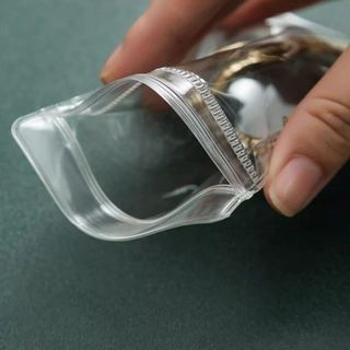 Sét 20 Túi Zip trong suốt đựng đồ trang sức chống oxy hóa đựng bông tai vòng cổ nhẫn đồng hồ L0331