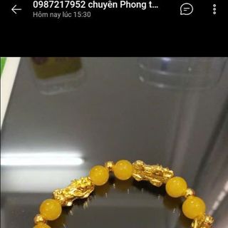 Vòng đeo tay chuỗi 5 tỳ hưu siêu sang trọng vòng tay phong thủy