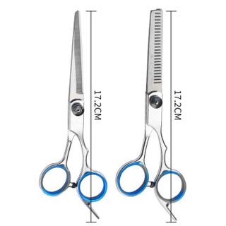 Kéo cắt tóc thẳng kéo cắt tóc răng cắt tỉa thưa tóc mái chuyên nghiệp L0411