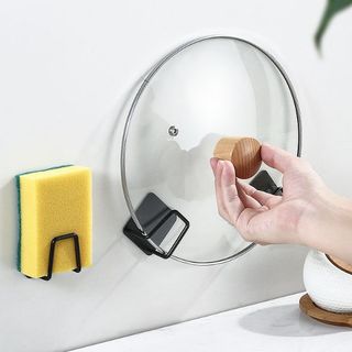 Giá để miếng rửa chén bát khăn lau bằng thép giá để đồ không cần khoan đục lỗ L0653