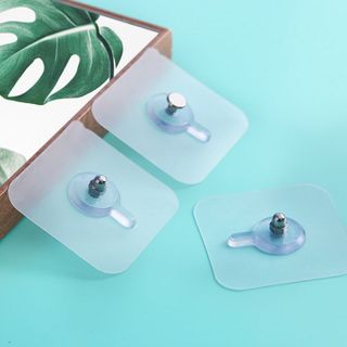 Móc nhãn vít dán tường trong suốt, móc dán treo tường chắc chắn không cần đục lỗ L1123