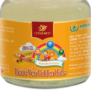 Nước Yến Golden Kids dành cho trẻ em - SONG YẾN ( Lốc 6 lọ X 70ml)