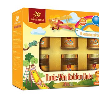Nước Yến Golden Kids dành cho trẻ em - SONG YẾN ( Lốc 6 lọ X 70ml)
