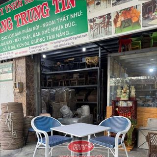 Ghế cafe cao cấp ngoài trời màu xanh dương