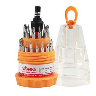 Bộ Tua vít đa năng 31 món trong 1 tháo lắp kết hợp dụng cụ sửa chữa di động đa năng nhỏ gọn L0412