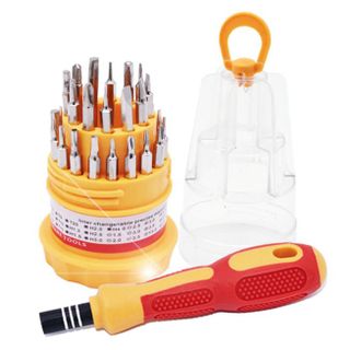 Bộ Tua vít đa năng 31 món trong 1 tháo lắp kết hợp dụng cụ sửa chữa di động đa năng nhỏ gọn L0412