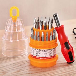 Bộ Tua vít đa năng 31 món trong 1 tháo lắp kết hợp dụng cụ sửa chữa di động đa năng nhỏ gọn L0412