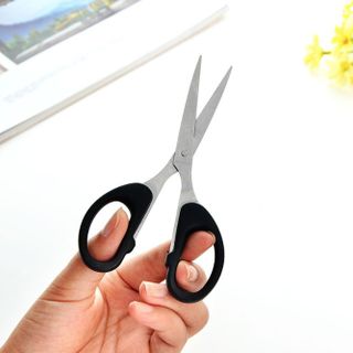 Kéo văn phòng kéo cắt giấy thủ công bằng thép không gỉ, dụng cụ văn phòng cắt giấy L1213