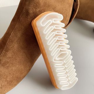 Bàn chải giày bằng da lộn bàn chải lông mềm chăm sóc quần áo bằng da, bàn chải vệ sinh giày da L0913