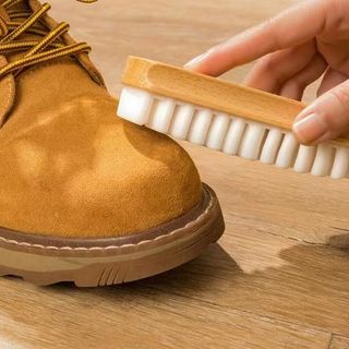 Bàn chải giày bằng da lộn bàn chải lông mềm chăm sóc quần áo bằng da, bàn chải vệ sinh giày da L0913