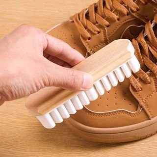 Bàn chải giày bằng da lộn bàn chải lông mềm chăm sóc quần áo bằng da, bàn chải vệ sinh giày da L0913