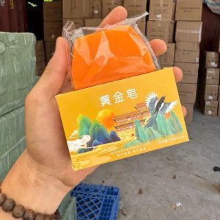 Xà Phòng Vàng Phalamin Tinh Chất Vàng Mờ Thâm Thơm Lâu Dưỡng Da Sáng Mịn Màng