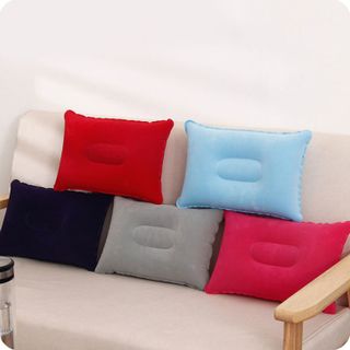 Gối hơi du lịch cắm trại hình chữ nhật gối di động nghỉ trưa văn phòng ngủ trưa trên ghế sofa L0843