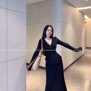 SÉT LEN QCCC L1 – HOA NỔI TINH XẢO – CHÂN VÁY DÁNG DÀI TÔN DÁNG