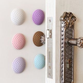Miếng đệm cao su chống va chạm tay nắm cửa tròn hấp thụ âm thanh chống va chạm cho tường sau cửa L0752
