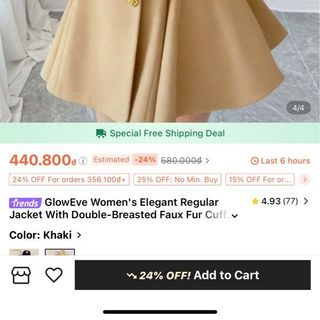 ✨ ÁO DẠ PHỐI TAY LÔNG – THẮT EO TÔN DÁNG ✨