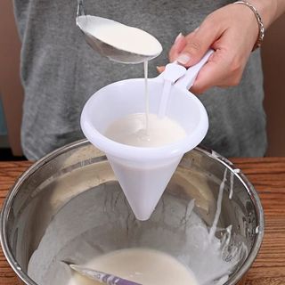 Dụng cụ chia bột bánh cầm tay, tách kem sô cô la, phễu nhọn chia bột phụ kiện làm bánh L0942