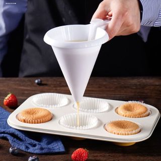 Dụng cụ chia bột bánh cầm tay, tách kem sô cô la, phễu nhọn chia bột phụ kiện làm bánh L0942