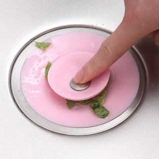 Nắp đậy thoát nước bồn rửa chén bằng silicon, nút chặn bồn rửa chống côn trùng và mùi hôi L1211