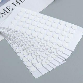 Vỉ 70 miếng Keo dán hai mặt Acrylic hình tròn keo dán hai mặt nano trong suốt dán hai mặt L0342