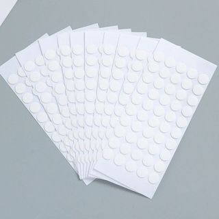 Vỉ 70 miếng Keo dán hai mặt Acrylic hình tròn keo dán hai mặt nano trong suốt dán hai mặt L0342