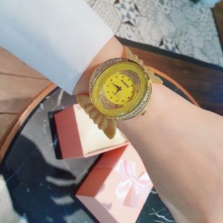 SALE NHANH ĐỒNG HỒ NỮ NỘI ĐỊA BAOHE VÀNG LƯỚI NHUYỄN FULLBOX