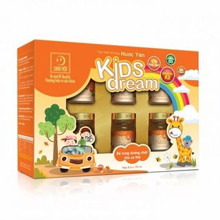 Nước Yến Kids Dream dành cho trẻ - YẾN SÀO SONG YẾN (Lốc 6 Lọ x 70ml)