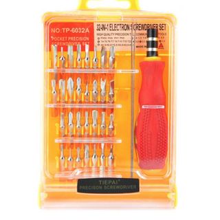 Tua vít 32 trong 1 Bộ dụng cụ tháo lắp điện thoại di động, máy tính xách tay, tua vít kết hợp L0512