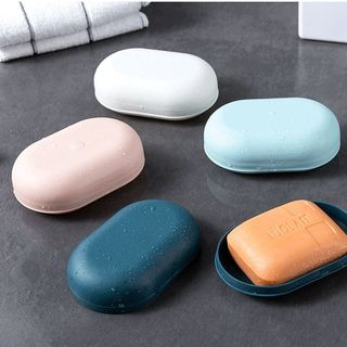 Hộp đựng xà phòng du lịch có nắp kín chống rò rỉ nước khay đựng xà phòng mang theo du lịch dã ngoại L1144