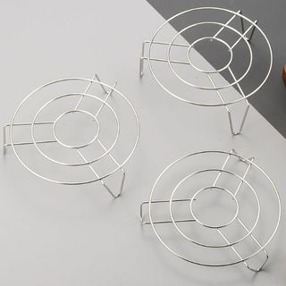Giá hấp hình tròn bằng thép không gỉ, giá đỡ nồi, khay hấp ba chân giá hấp rau củ L1132