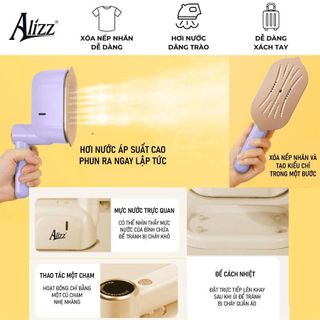 BÀN ỦI HƠI NƯỚC CÓ MÀN HÌNH LED ALIZZ-13813