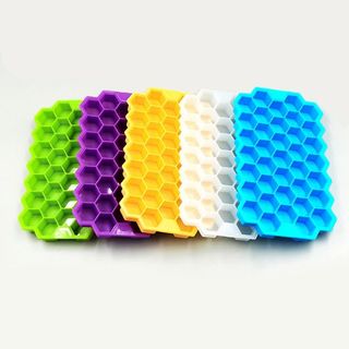 Khay đá tổ ong silicon 37 viên khuôn làm đá viên làm thạch rau câu bền bỉ L0853