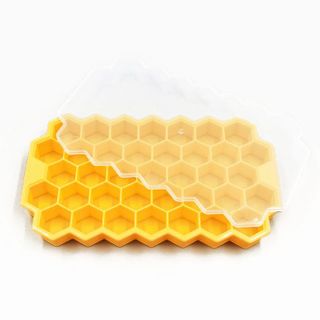 Khay đá tổ ong silicon 37 viên khuôn làm đá viên làm thạch rau câu bền bỉ L0853