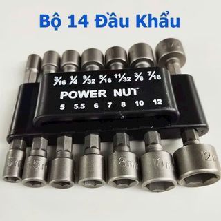 Bộ khẩu vặn ốc lục giác Bộ 14 đầu