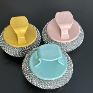 Bàn Chải bóng thép chà xoong nồi có tay cầm bàn chải vệ sinh chén bát vệ sinh nhà bếp L0221