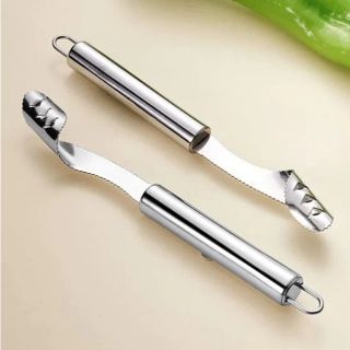 Dụng cụ rút lõi hạt hủ qua hạt ớt bằng thép không gỉ, dụng cụ loại bỏ hạt ớt xanh lõi mướp đắng L0952