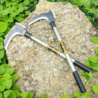 Liềm + Rìu 2 lưỡi cán dài 400mm và 600mm