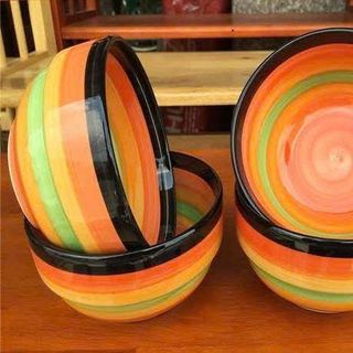 SET 10 CHÉN SỨ CẦU VỒNG CHÉN CHÈ T23